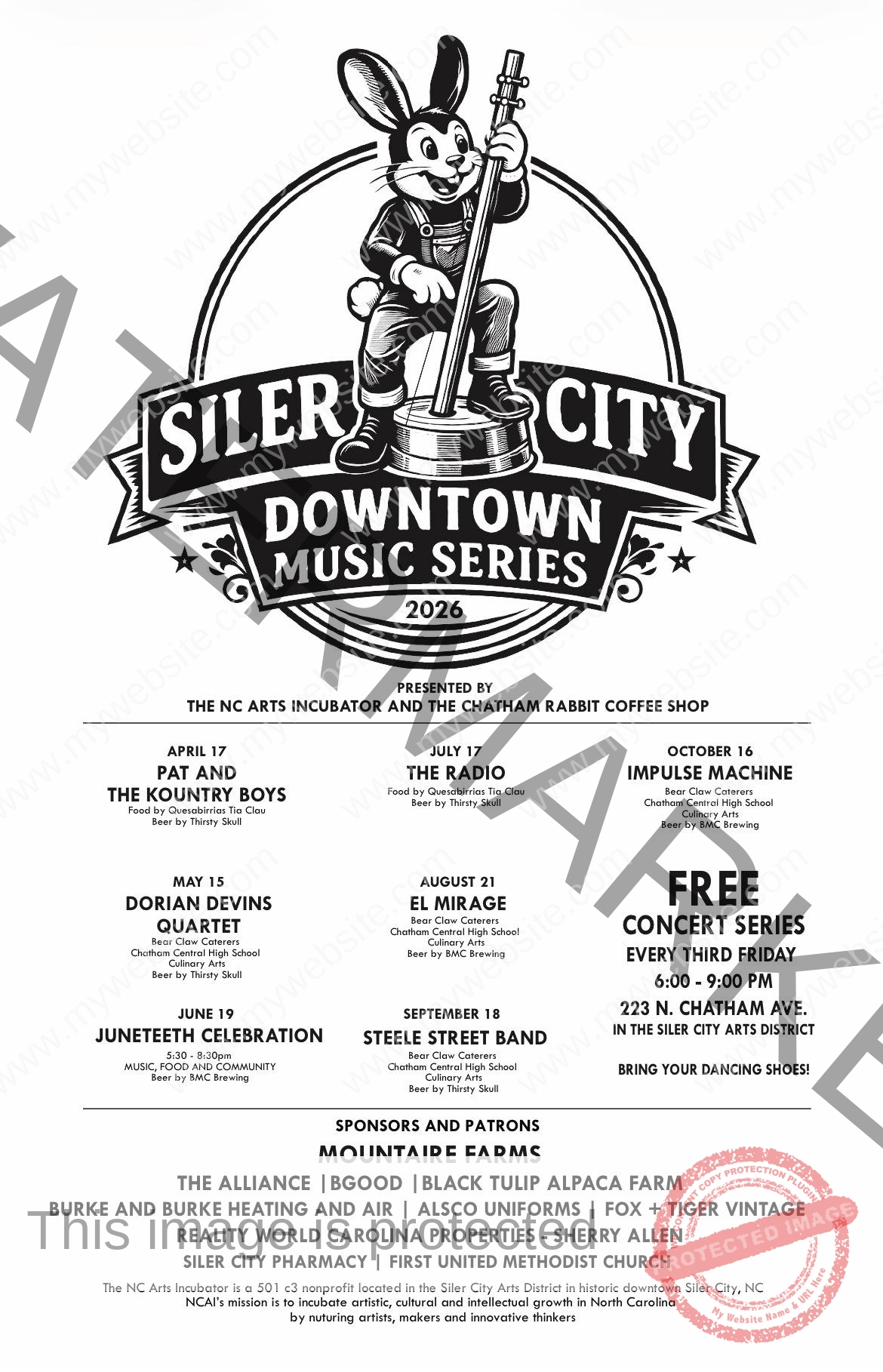 Siler City Downtown Music Series - Pittsboro-Siler City Convention